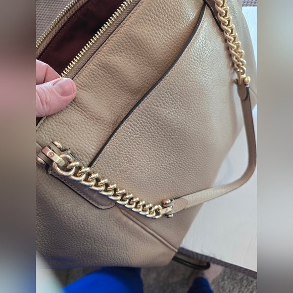 Coach Ava Chain Tote Taupe - Picture 2 of 9